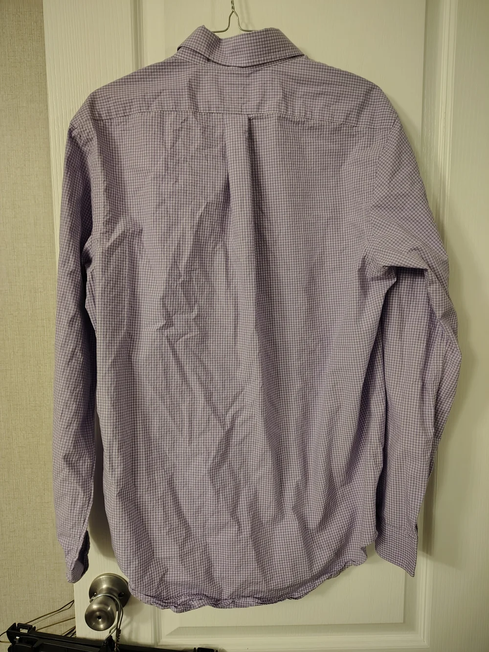 Ralph Lauren Men’s Lavender Micro-Check Button-Down Shirt
